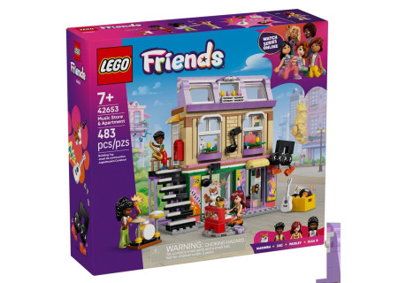 LEGO® 42653 Friends - Sklep muzyczny i mieszkanie