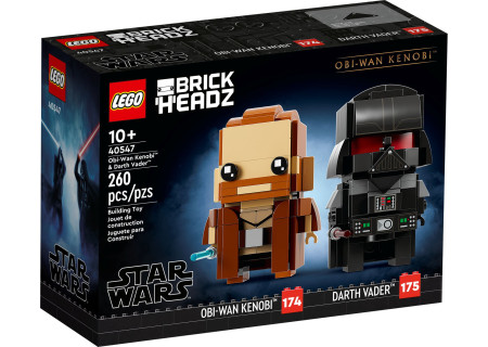 LEGO® 40547 BrickHeadz - Obi-Wan Kenobi i Darth Vader