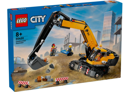 LEGO® 60420 City - Żółta koparka