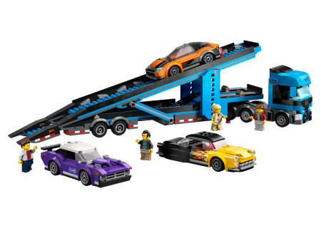 LEGO® 60408 City - Laweta z samochodami sportowymi