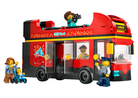 LEGO® 60407 City - Czerwony, piętrowy autokar
