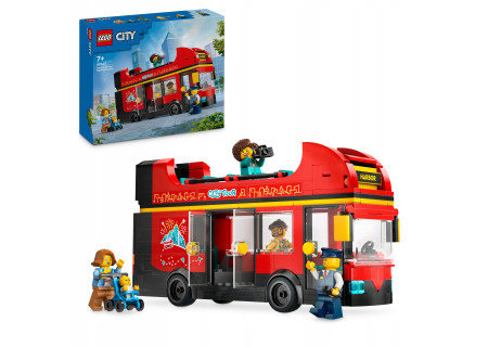 LEGO® 60407 City - Czerwony, piętrowy autokar