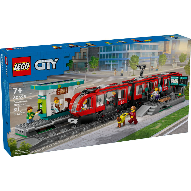 LEGO® 60423 City - Tramwaj miejski ze stacją