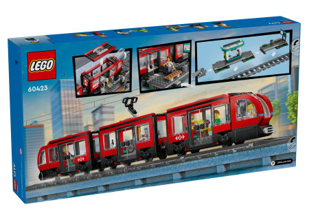 LEGO® 60423 City - Tramwaj miejski ze stacją