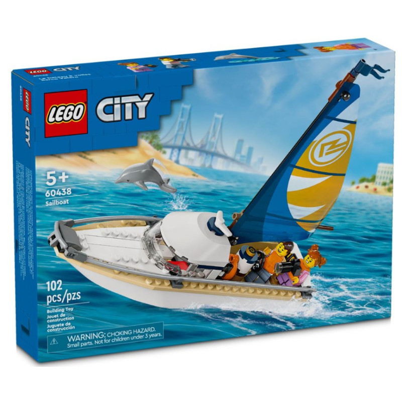 LEGO® 60438 City - Żaglówka