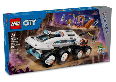 LEGO® 60432 City - Wóz dowodzenia z żurawiem ładunkowym