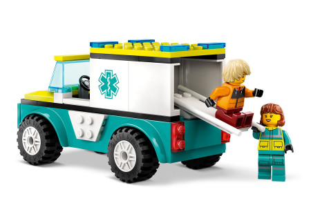 LEGO® 60403 City - Karetka i snowboardzista