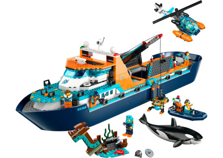 LEGO® 60368 City - Łódź badacza Arktyki