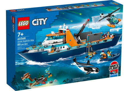 LEGO® 60368 City - Łódź badacza Arktyki