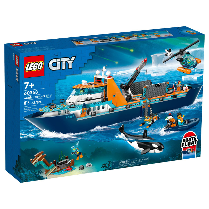 LEGO® 60368 City - Łódź badacza Arktyki