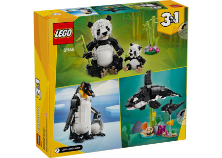 LEGO® 31165 Creator 3w1 - Dzikie zwierzęta: rodzina pand
