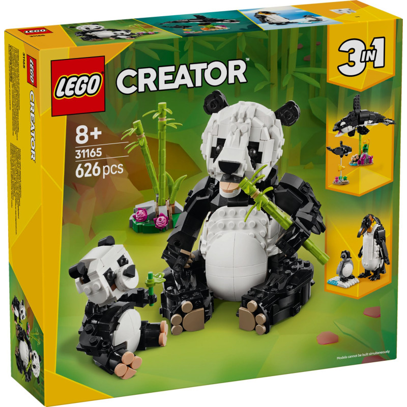 LEGO® 31165 Creator 3w1 - Dzikie zwierzęta: rodzina pand