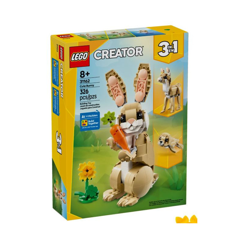 LEGO® 31162 Creator 3w1 - Uroczy króliczek