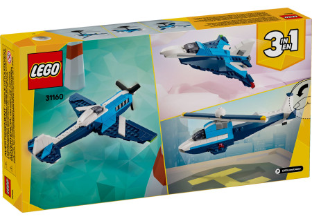 LEGO® 31160 Creator 3w1 - Statek powietrzny: samolot wyścigowy