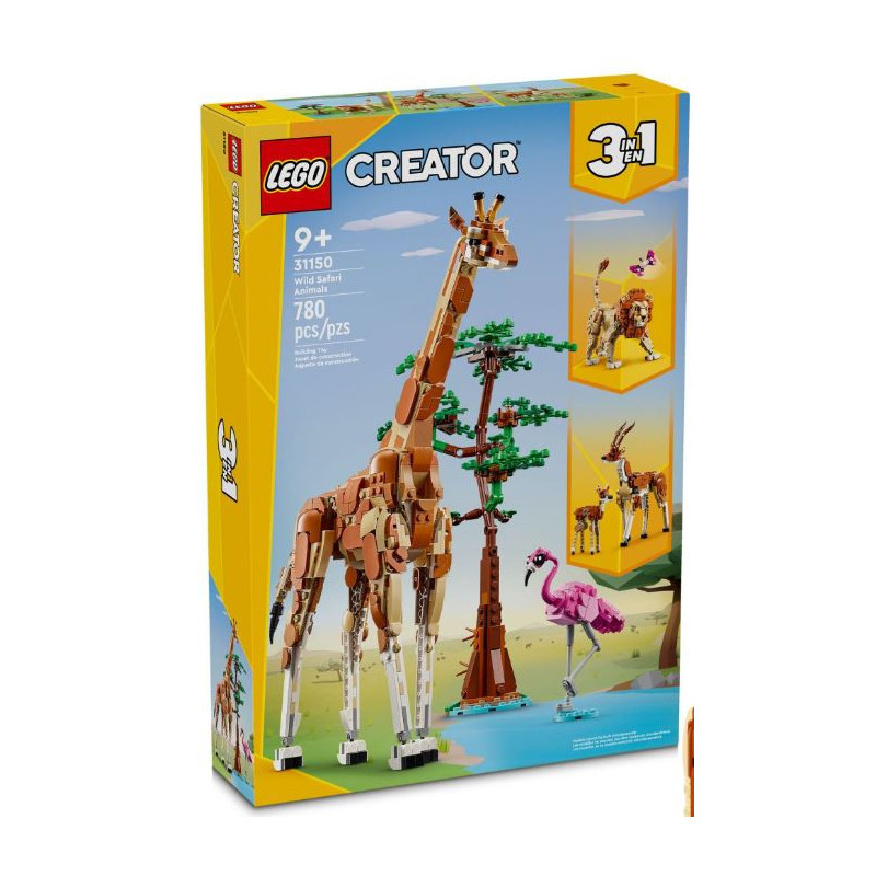 LEGO® 31150 Creator 3w1 - Dzikie zwierzęta z safari