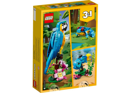 LEGO® 31136 Creator 3w1 - Egzotyczna papuga