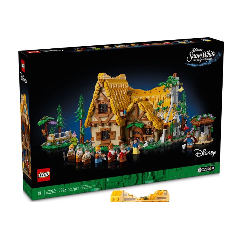 LEGO® 43242 Disney - Chatka Królewny Śnieżki i siedmiu krasnoludków