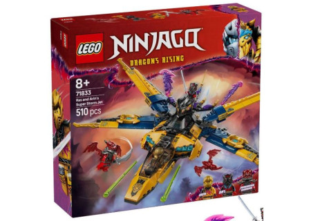 LEGO® 71833 Ninjago - Ras i burzowy superodrzutowiec Arina