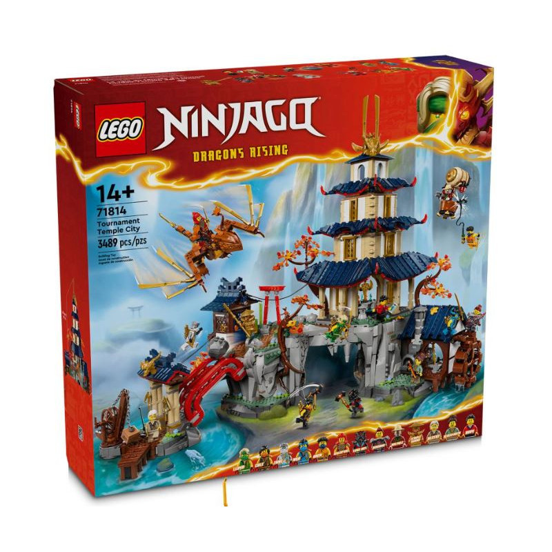 LEGO® 71814 Ninjago - Turniejowe miasto ze świątynią