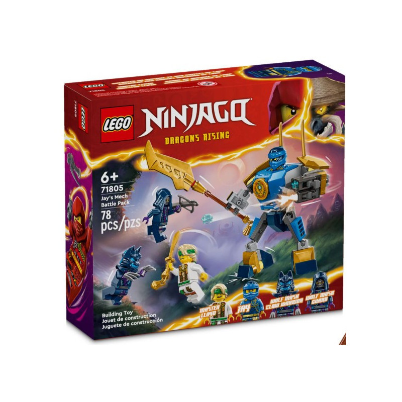LEGO® 71805 Ninjago - Zestaw bitewny z mechem Jaya