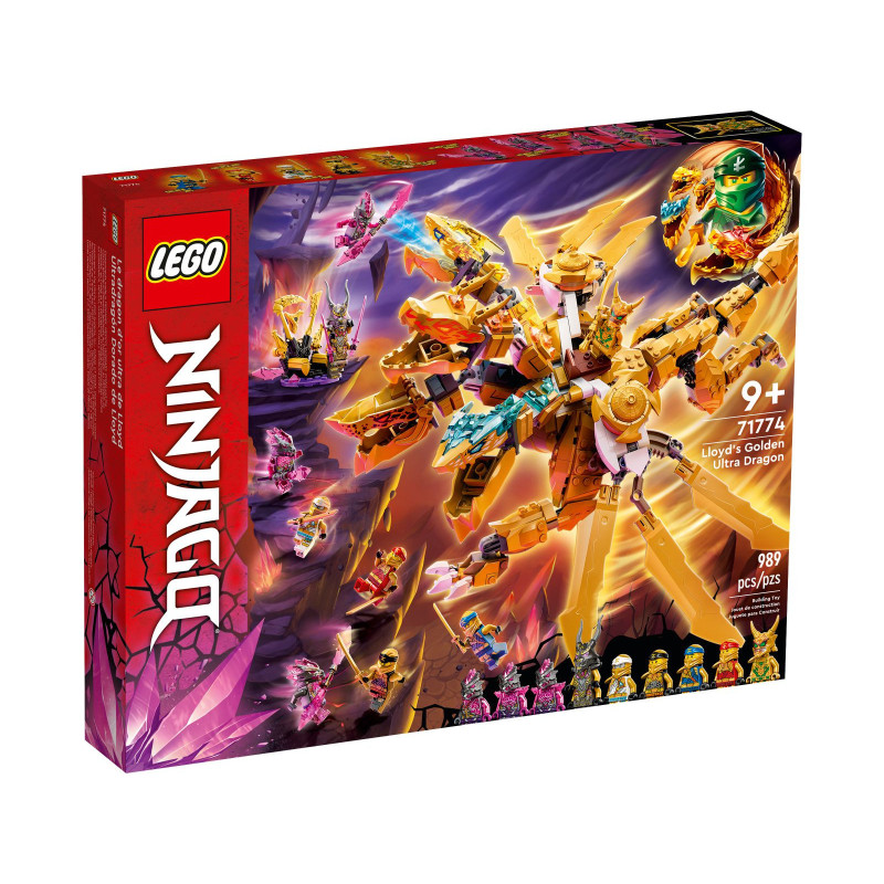LEGO® 71774 Ninjago - Złoty Ultra Smok Lloyda